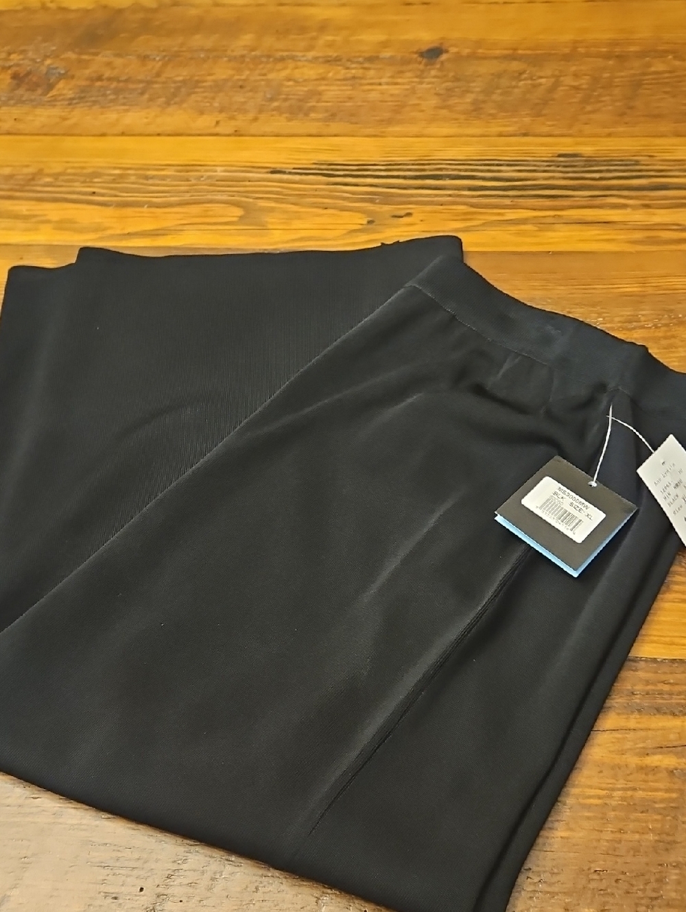 Nwt Ming Wang Black Ribbed Knit Top And Skirt - Picture 13 of 16